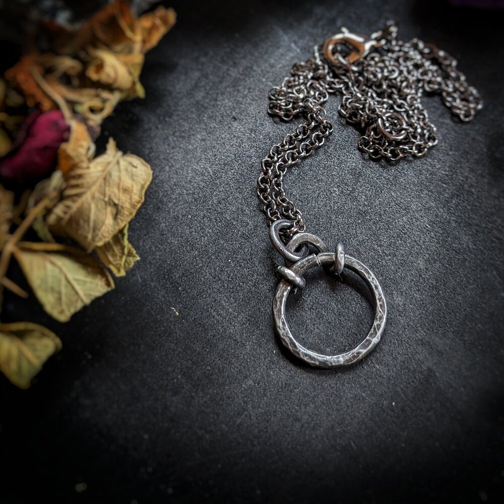 Ouroboros Charm Necklace